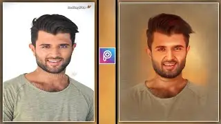 PicsArt Digital oil painting photo editing // Smudge oil painting photo editing PicsArt 2021