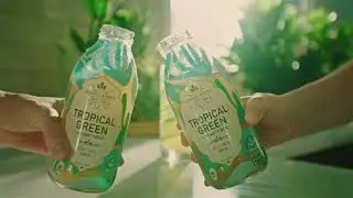 Tropical Green + Plant Fiber Iced Tea - Good for Digestion