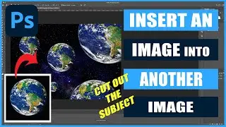 Insert an IMAGE into another IMAGE in PHOTOSHOP