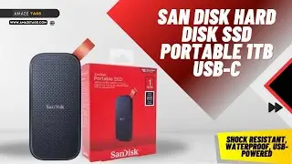 San Disk Hard Disk SSD Portable SanDisk 1TB USB C