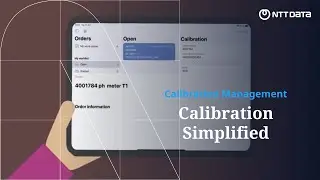 Efficient Calibration Management by NTT DATA Business Solutions