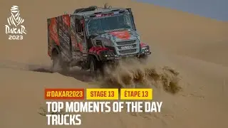 Trucks Top moments - Étape 13 / Stage 13 - #Dakar2023