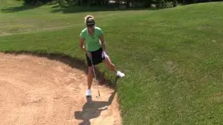 How to hit your golf ball from under the lip of a bunker