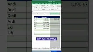 TRIK CARA CEPAT MENULIS DI EXCEL