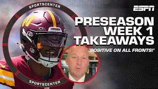 PRESEASON WEEK 1 REACTION 👀 Positive on ALL FRONTS! - Tim Hasselbeck | SportsCenter