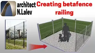 Betafence steel raling - simple and fast.