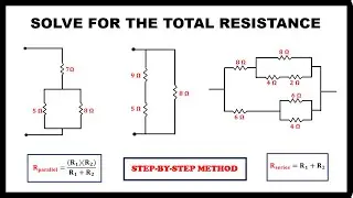 SOLVING FOR TOTAL RESISTANCE || PARALLEL AND SERIES || STEP-BY-STEP METHOD