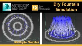 Water Simulation | Dray Fountain | 3Ds MAX