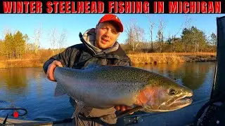 Michigan Winter Steelhead Fishing