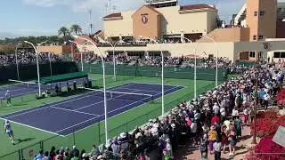 Novak Djokovic at Indian Wells 2024 : practice