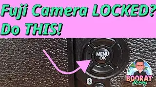 Fuji Camera buttons LOCKED and NOT WORKING? Unlock it like this...