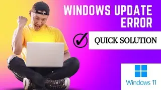 How to fix windows update error I Quick and Easy solution I Windows updating problem