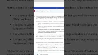 What is the Best Version of Windows? (Asking A.I.)