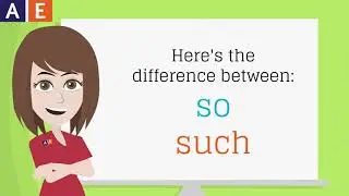 Commonly Confused Words - So and Such