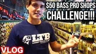 $50 BASS PRO SHOPS CHALLENGE!!! - Bass Fishing on a Budget Ep. 1