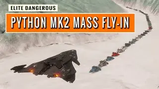 Elite Dangerous:  Python MK2 Mass Fly-in