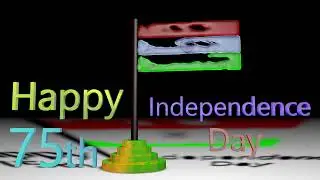 75th Independence Day // Indian Flag Day//Gif