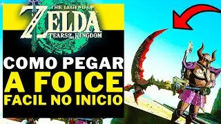 ZELDA TOTK - COMO PEGAR A FOICE NO INICIO!! FACIL!!!! - TEARS OF KINGDOM!!!