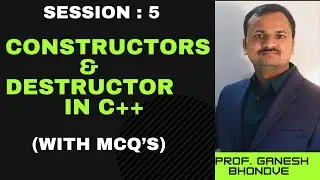 Constructor and Destructor in C++  |  Crack C++ interview and Aptitude  | C++ MCQ  (HINDI)