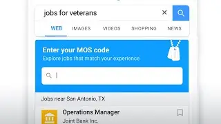 Veterans: Enter your MOS Code on Google to Find Your Next Job