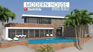 Sketchup: Speed Build - Modern House