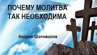 ПОЧЕМУ МОЛИТВА ТАК НЕОБХОДИМА ...Андрей Шаповалов