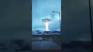 Huge ufo sighting behind mountain range (full version)