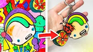 Сделала брелок из полимерной глины по картинке! Clay Modeling