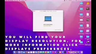 HOW TO FIND MAC DISPLAY RESOLUTION IN MACOS MONTEREY 12.1