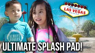 Exploring Las Vegas: We Found a Splash Pad!