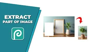 How to extract part of an image in photopea