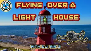 Flying Over a Famous Lighthouse With DJI Air 3 in 4K