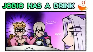 Jodio Has A Drink - (JJBA Comic Dub)