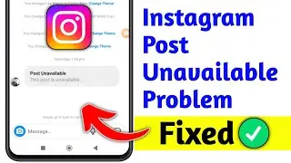 Post unavailable | this post is unavailable problem Fix | Post unavailable cannot find this user