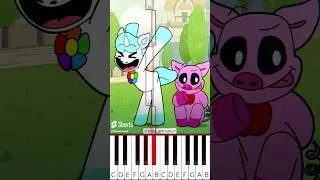 Craftycorn arona dance 🦄🌈 | Poppy Playtime Chapter 3 (@bree_animation) - Octave Piano Tutorial