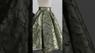 Double circle skirt sew 