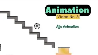 Power point animation of football fall with the help of Ladder 🪜 😀