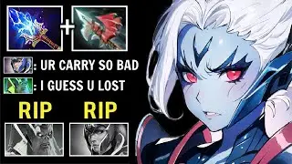 CRAZY DMG Best All in One Hero Vengeful Spirit Carry All Team vs Luna Late Epic Game WTF Dota 2