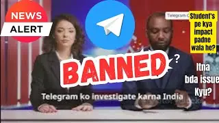 Breaking News!😮Telegram isliye Ban ho skta he India me? CEO Arrested! will telegram be ban in India