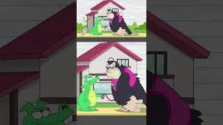 Walking our Pet Gorilla! 🦍 New Episodes (Animation Meme) #boyanddragon #shorts