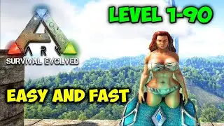 (UPDATED) ARK Evolved Note Run | Level 1-90 in 8 MIN FAST | The island (2024)