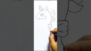 How To Draw Seahorse #shorts #shortsfeed #shortvideo #trending #trendingshorts #drawing #seahorse