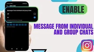 Turn On Message From Individual And Group Chats On Instagram. |Technologyglance