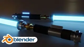 How To Make A Lightsaber In Blender / Star Wars Blender Tutorial