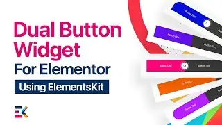 Dual Button Widget For Elementor | Multi buttons | Elementskit | All-in-one addons for Elementor