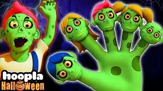 Halloween Rhymes For Kids | Zombie Finger Family Song | Hoopla Halloween