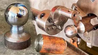 A ball pin tools making on lathe | Tie rod ball size repairing tool easy work only lathe ideas