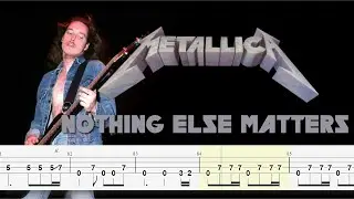 Metallica - Nothing Else Matters (Bass Tabs) By Chami's Bass