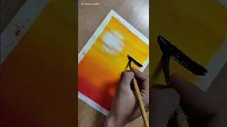New year special drawing with oil pastels 