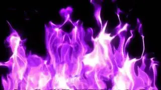 purple Fire flame effect loop animation stock footage HD - Download Stock Footage